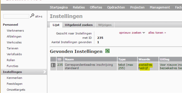 Cursusplanner – Sjablonen uitdraai